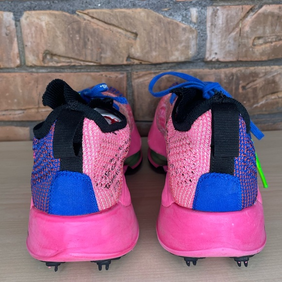 Nike x OFF-WHITE Air Zoom Tempo Next CV0697-400 Blue Pink Size 8.5 - Picture 9 of 12